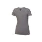 Preview: Damen-T-Shirt Carson mit MT-Aufdruck / grau