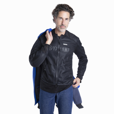 Paddock Blue Herren Softshell-Fahrerjacke