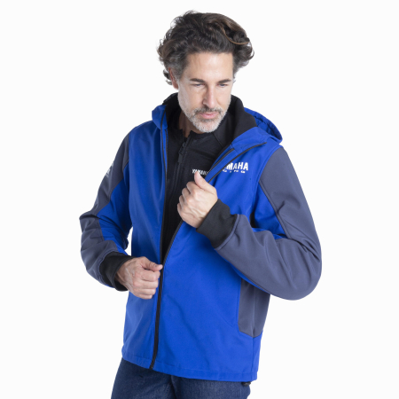 Paddock Blue Herren Softshell-Fahrerjacke
