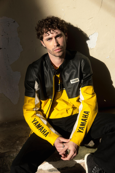 Sport Heritage Fahrerjacke aus Leder für Herren