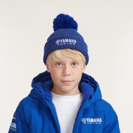 Paddock Blue Essentials Beanie für Kinder (Pudelmütze)