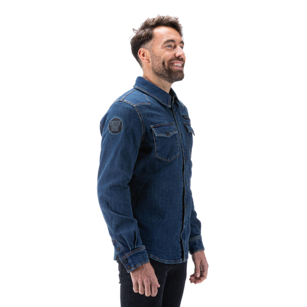 Faster Sons Herren Denim-Riding-Shirt