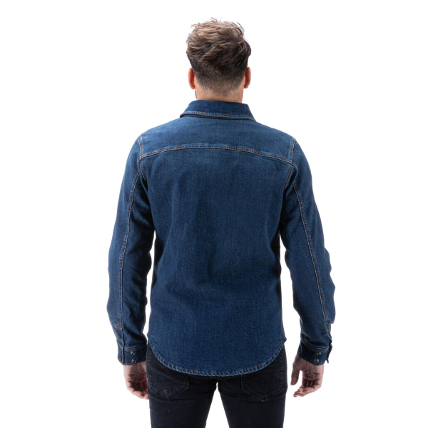 Faster Sons Herren Denim-Riding-Shirt