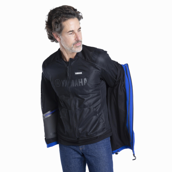 Paddock Blue Herren Softshell-Fahrerjacke