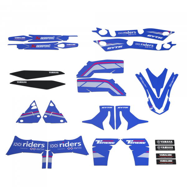 Tenere 700 World Raid Rally Team - Official GYTR® sticker kit