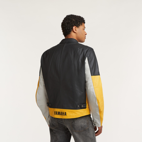 Sport Heritage Fahrerjacke aus Leder für Herren