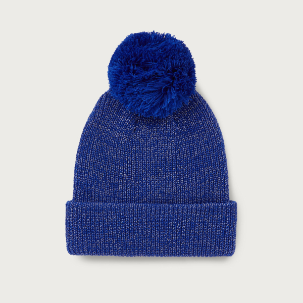 Paddock Blue Essentials Beanie für Erwachsene (Pudelmütze)