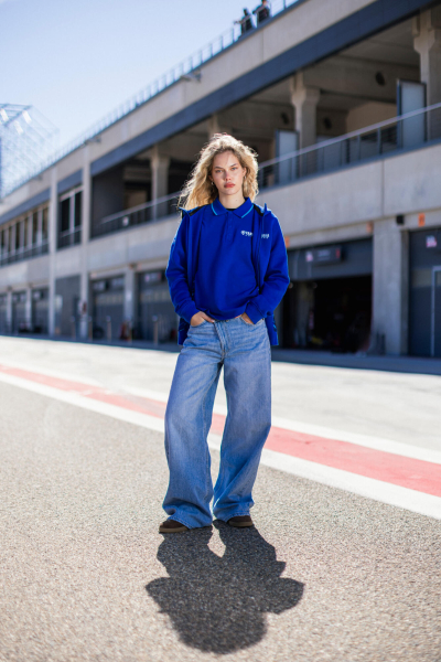 Paddock Blue Team Poloshirt für Damen