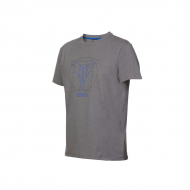 Herren-T-Shirt Topeka mit MT-Aufdruck / grau