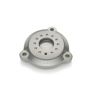 Billet-Motorabdeckung hinten – Silber - TMAX
